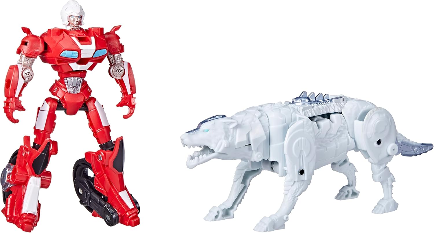 Transformers Rise of the Beasts Beast Combiner Action Figures - Arcee & Silverfang