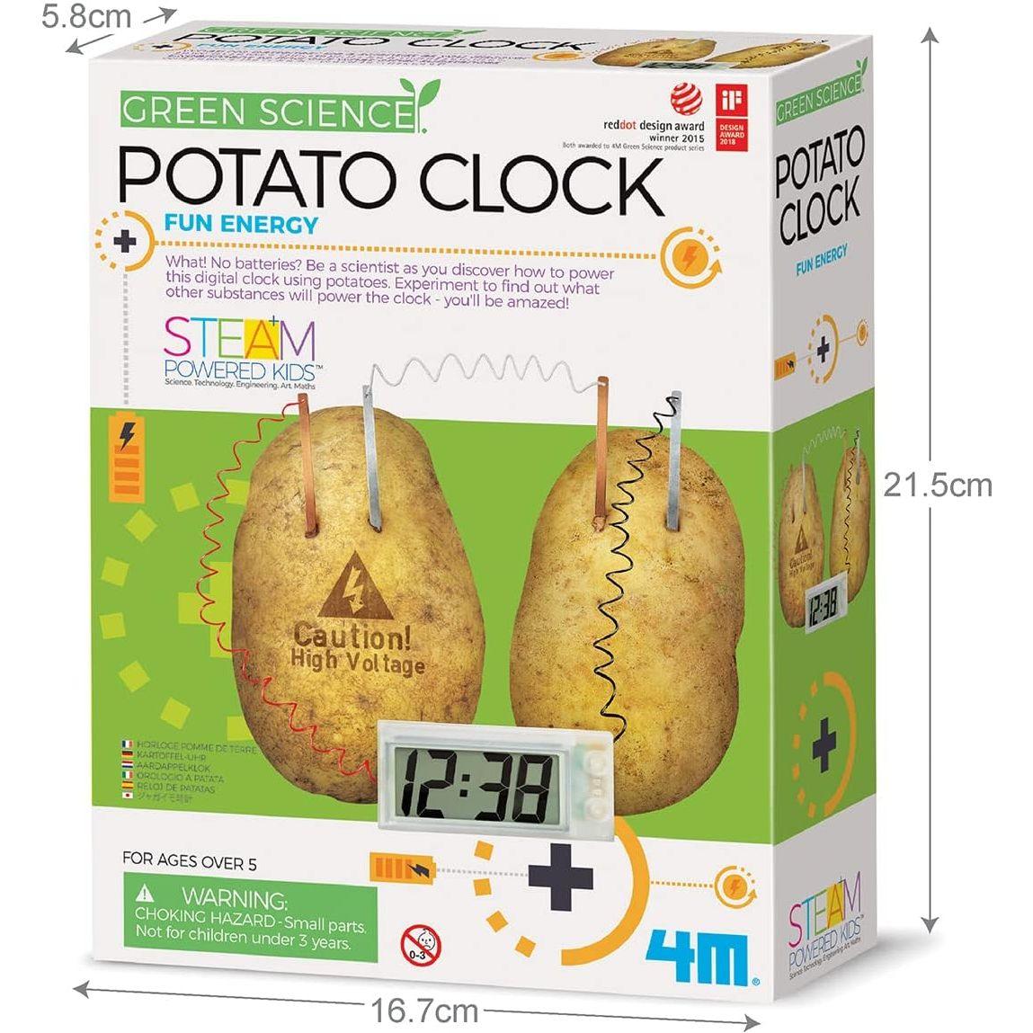 4M Green Science - Potato clock