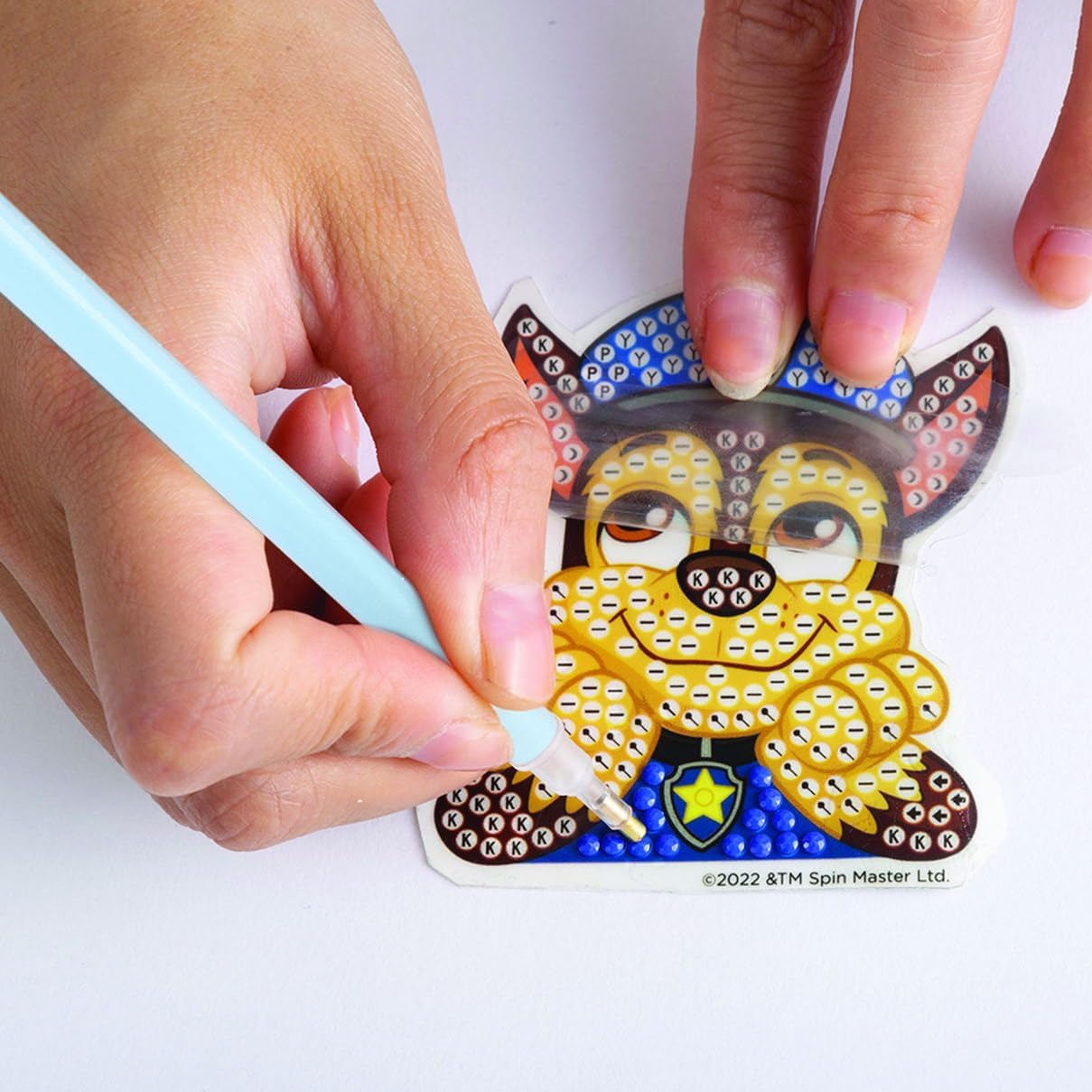 مجموعة لوحات ألماس أصلية خماسية الأبعاد من باو باترول، DTZ10.008، 6 زخارف