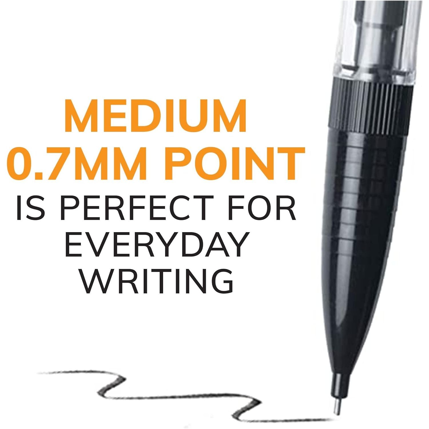 قلم رصاص ميكانيكي فائق النعومة من بيك، نقطة متوسطة (0.7 ملم)، مثالي للفصل الدراسي ووقت الاختبار، 40 قلمًا