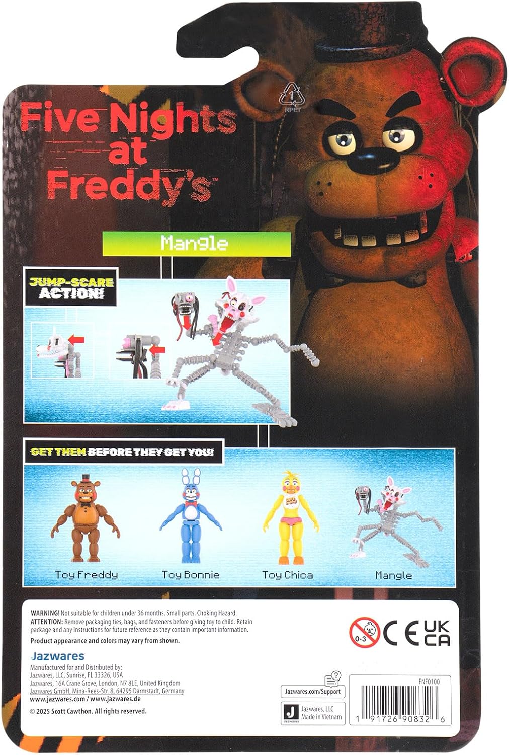 Five Nights At Freddy's Mangle - 5-Inch