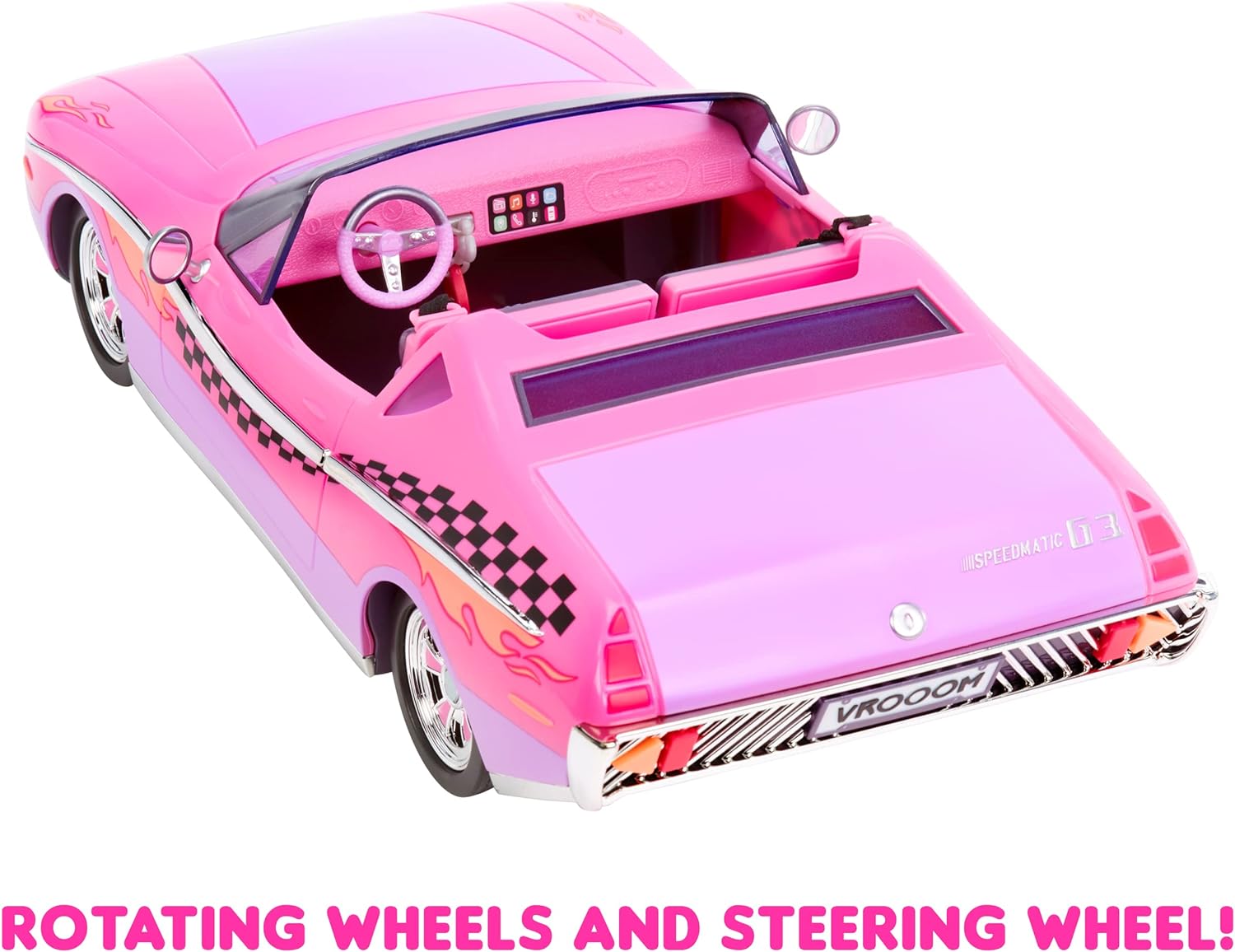 مضحك جداً. مفاجأة! LOL Surprise City Cruiser، سيارة رياضية باللونين الوردي والأرجواني مع ميزات رائعة ودمية حصرية