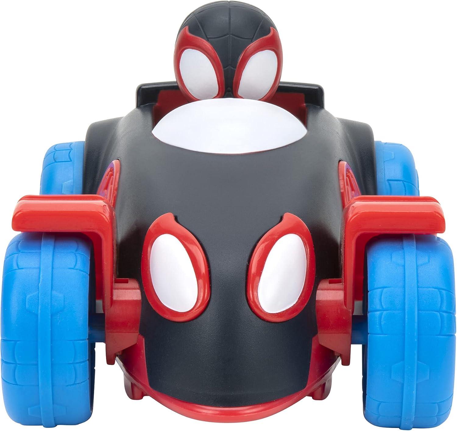 Disney Junior Marvel Spidey and His Amazing Friends Webbed Wheelie Vehicle - Miles Morales