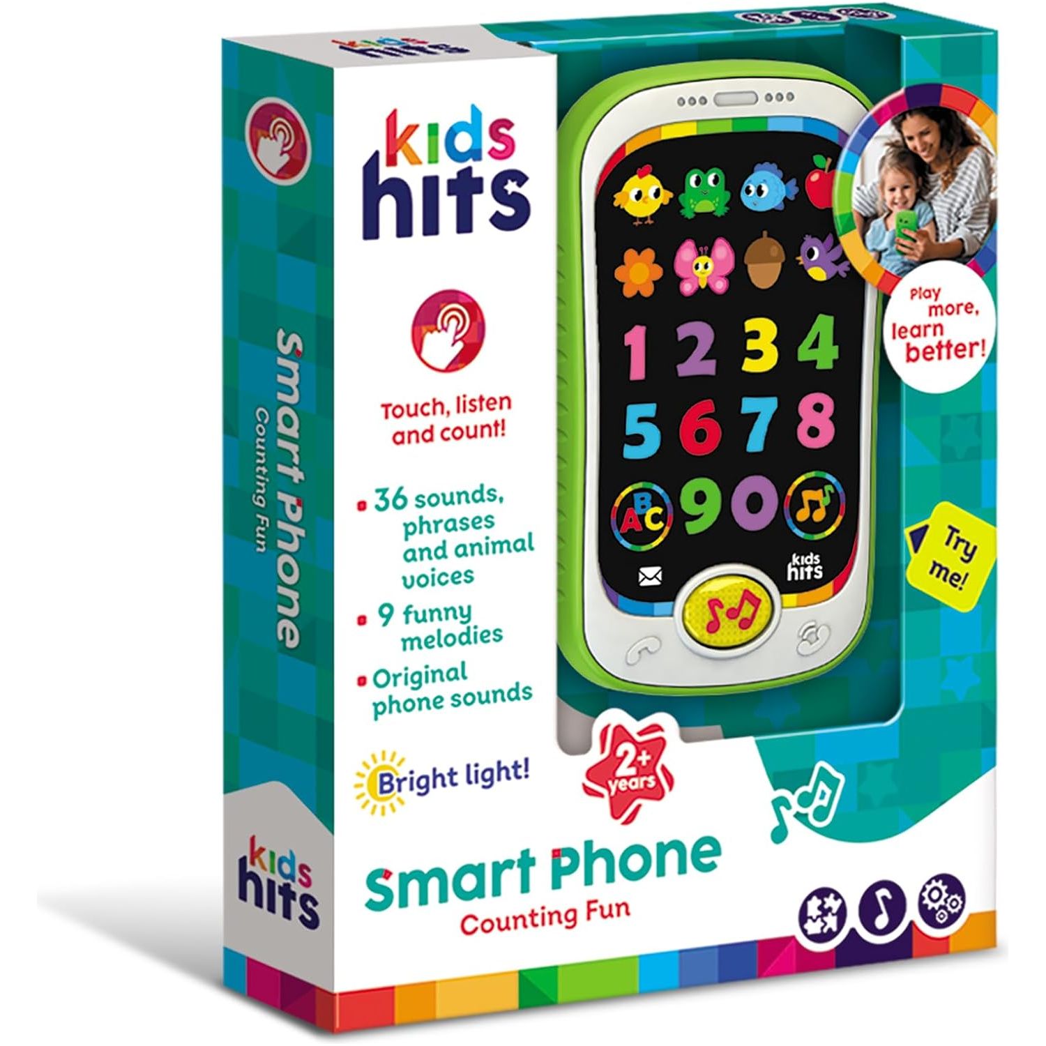 Kids Hits Educational Toddler Smart Phone For 2+ years