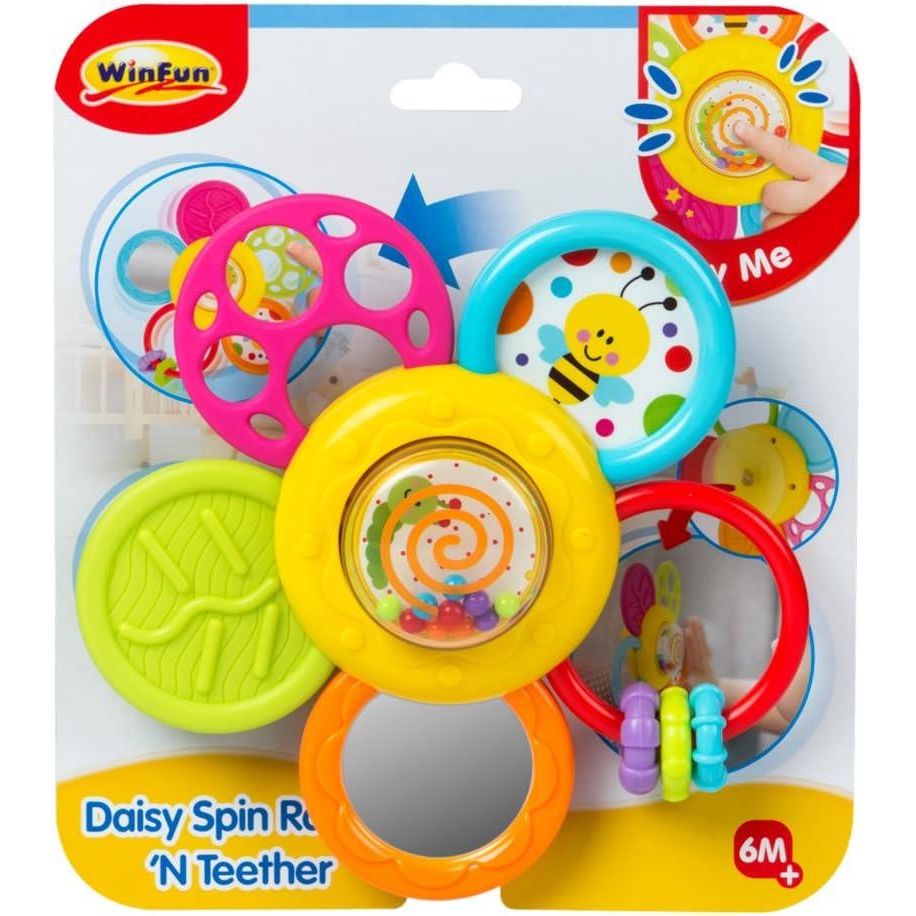 Winfun DAISY SPIN RATTLE 'N TEETHER