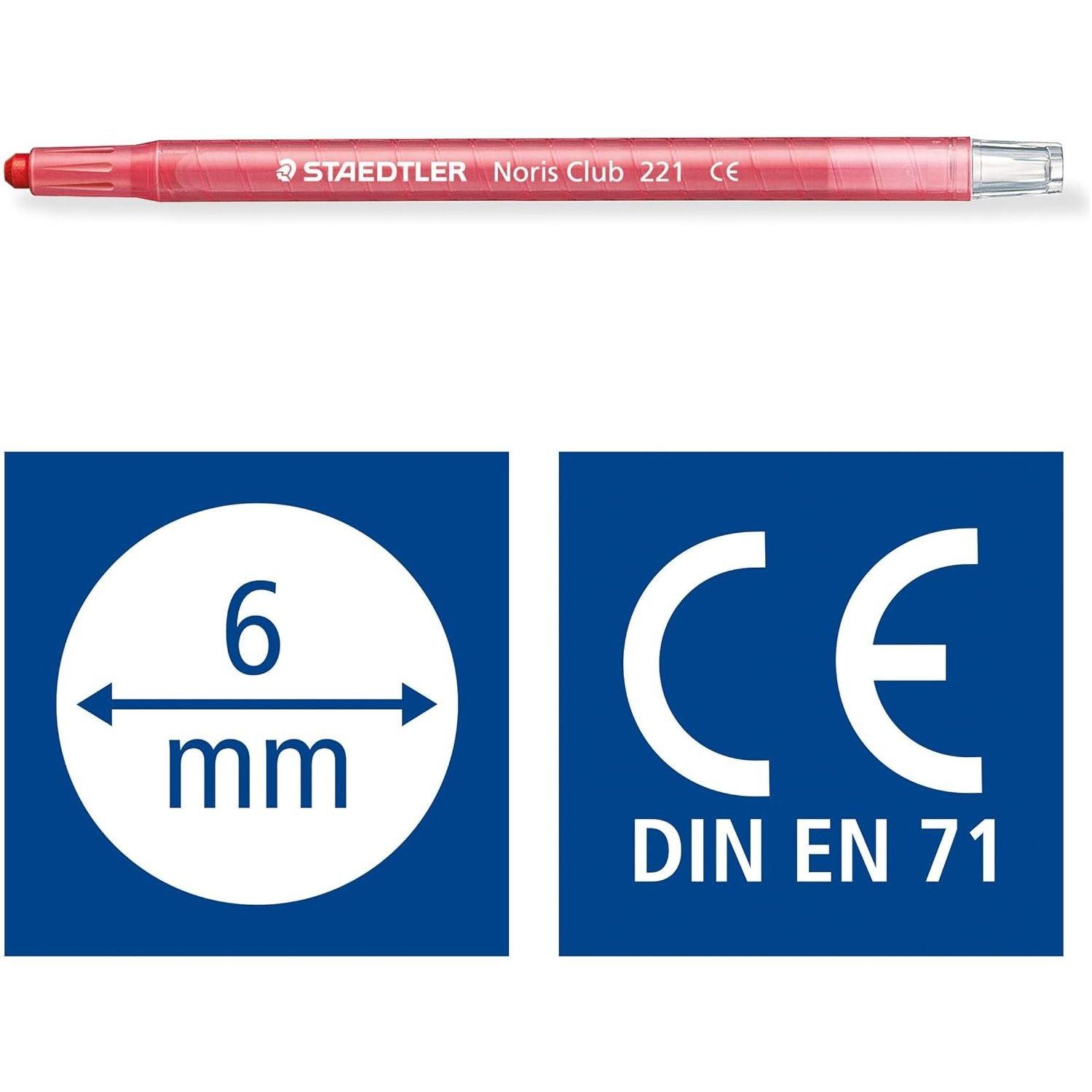 Staedtler noris 221 nwp12 wax crayons - pack of 12