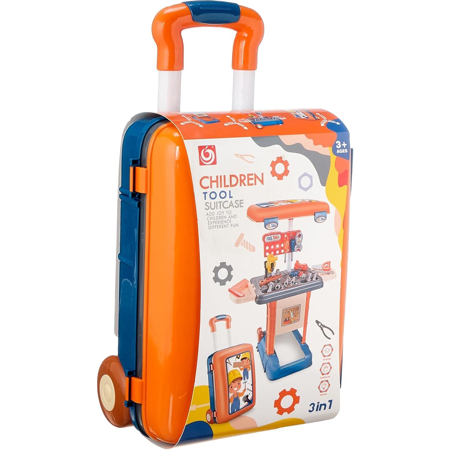 3 IN 1 Tool Suitcase children tools +3 - 009-013A
