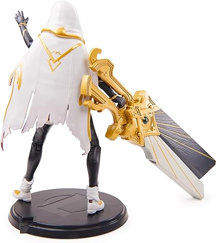 League of Legends, Official 6-Inch Senna Premium Collectible Action Figure with Base, The Champion Collection, Collector Grade