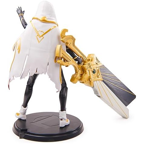 League of Legends, Official 6-Inch Senna Premium Collectible Action Figure with Base, The Champion Collection, Collector Grade