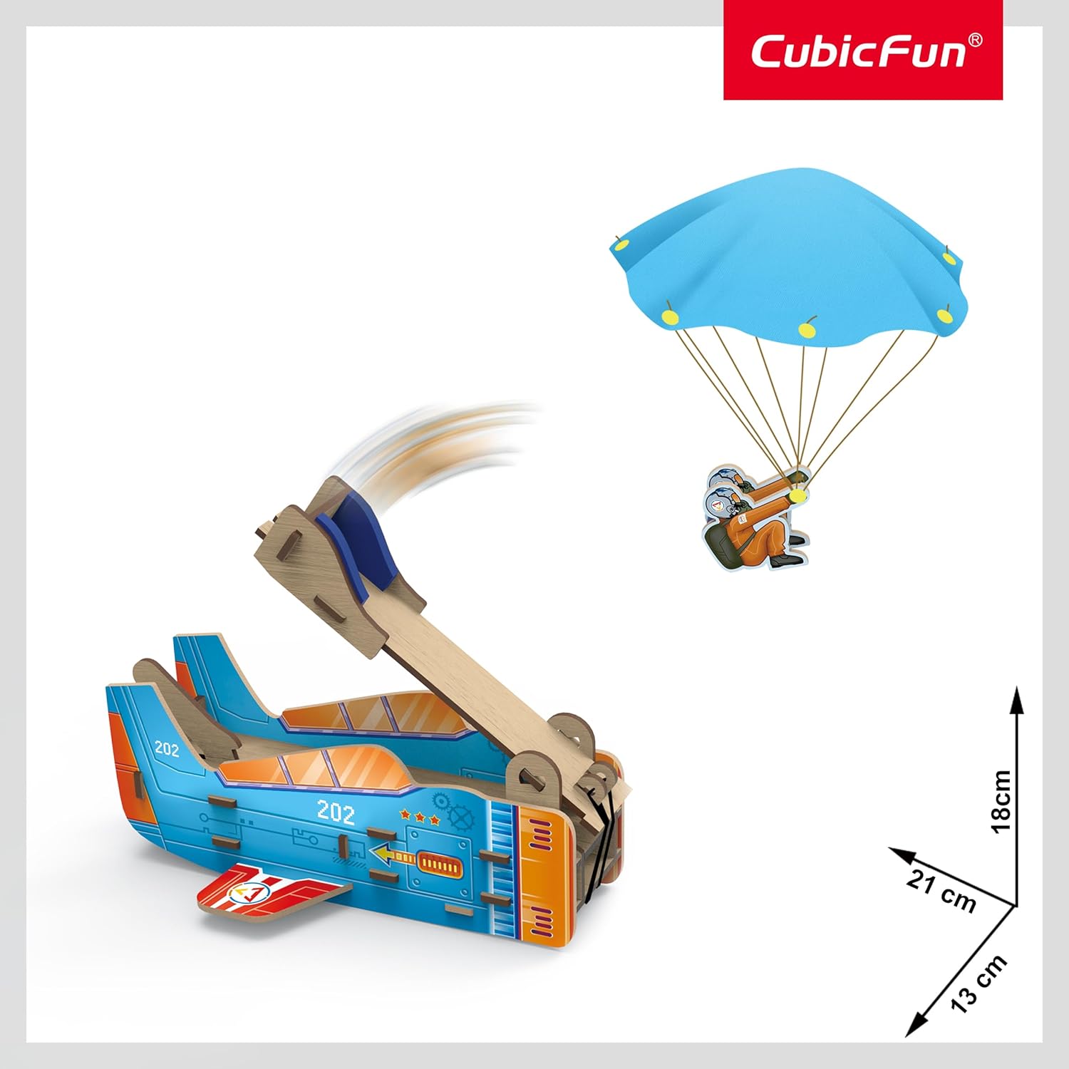 National Geographic 3D Puzzle Launcher Parachute 20-Pieces