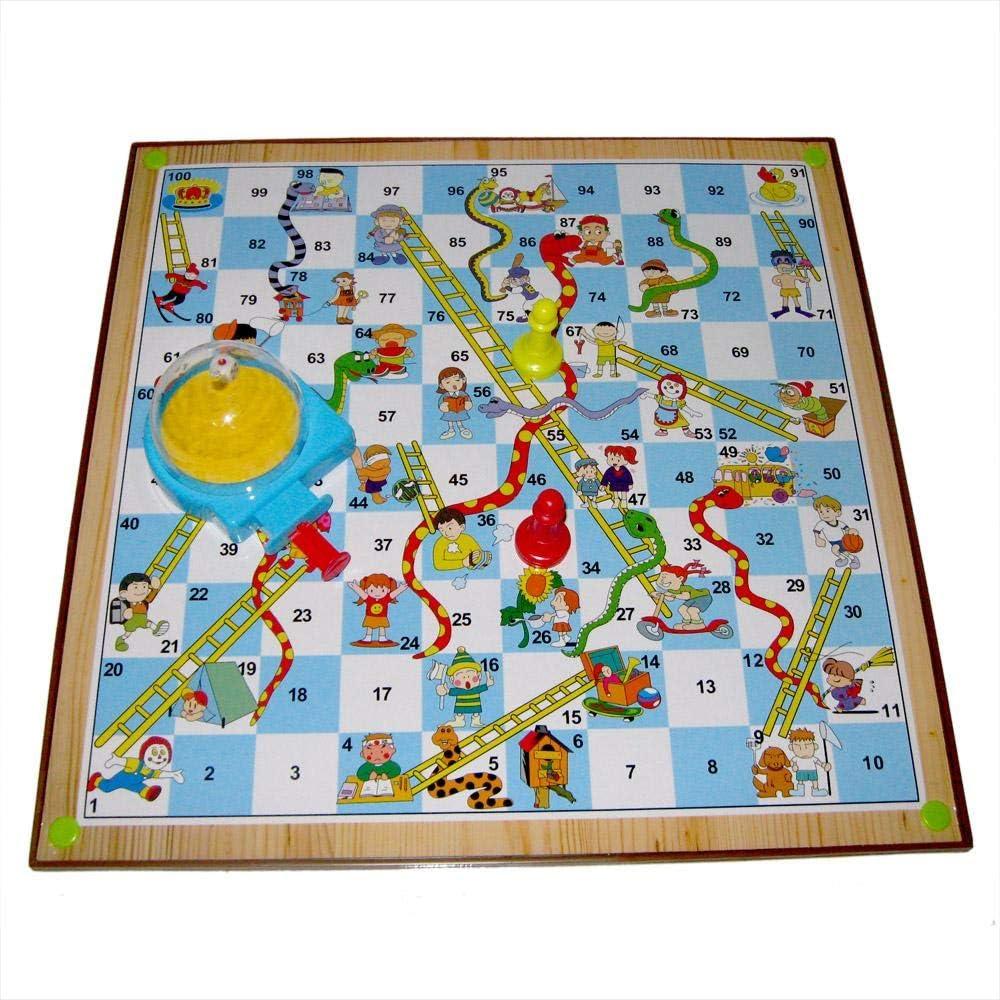 Snakes and ladders & Ludo 38x38 cm for four players
