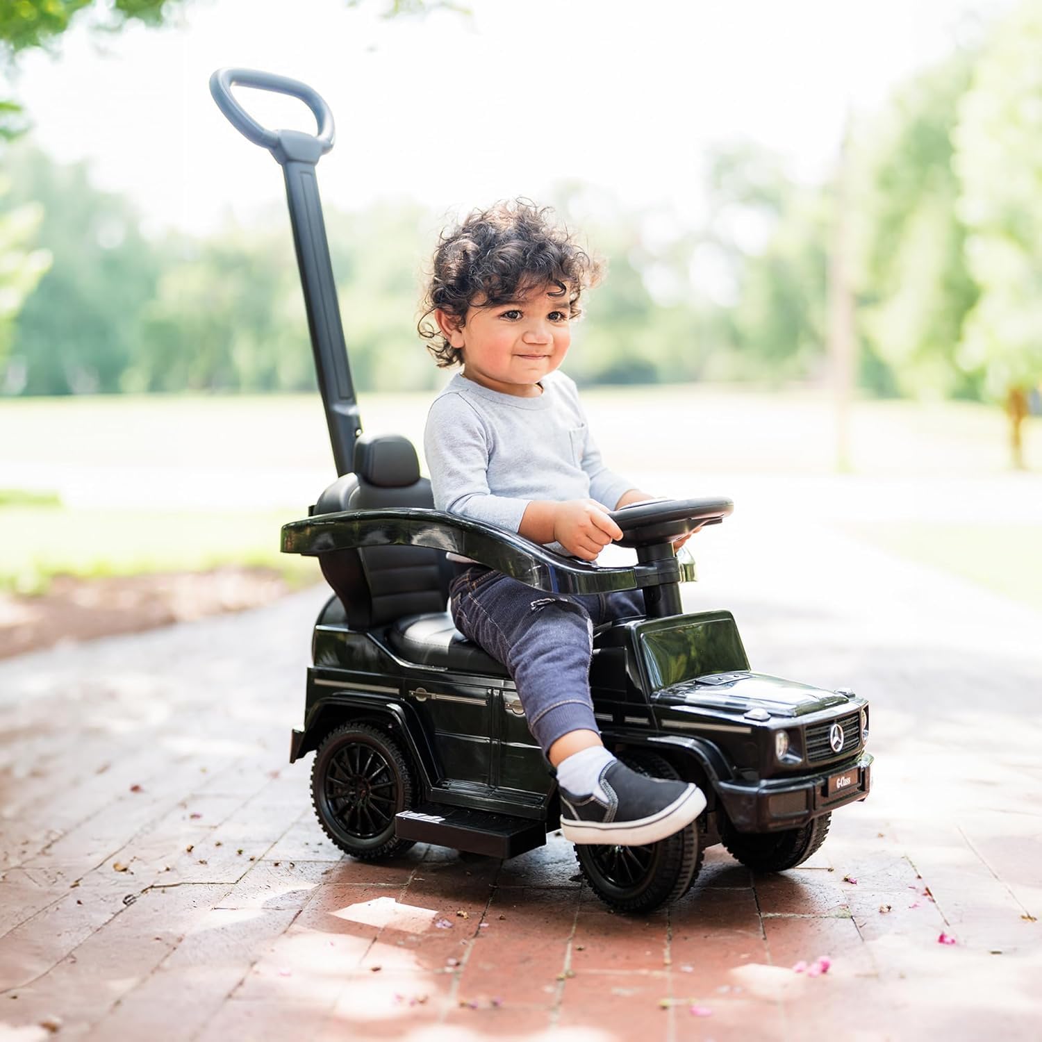 Tic Toys Grand Plus Multi-Position Ride-On with Music & Storage - Hot Pink