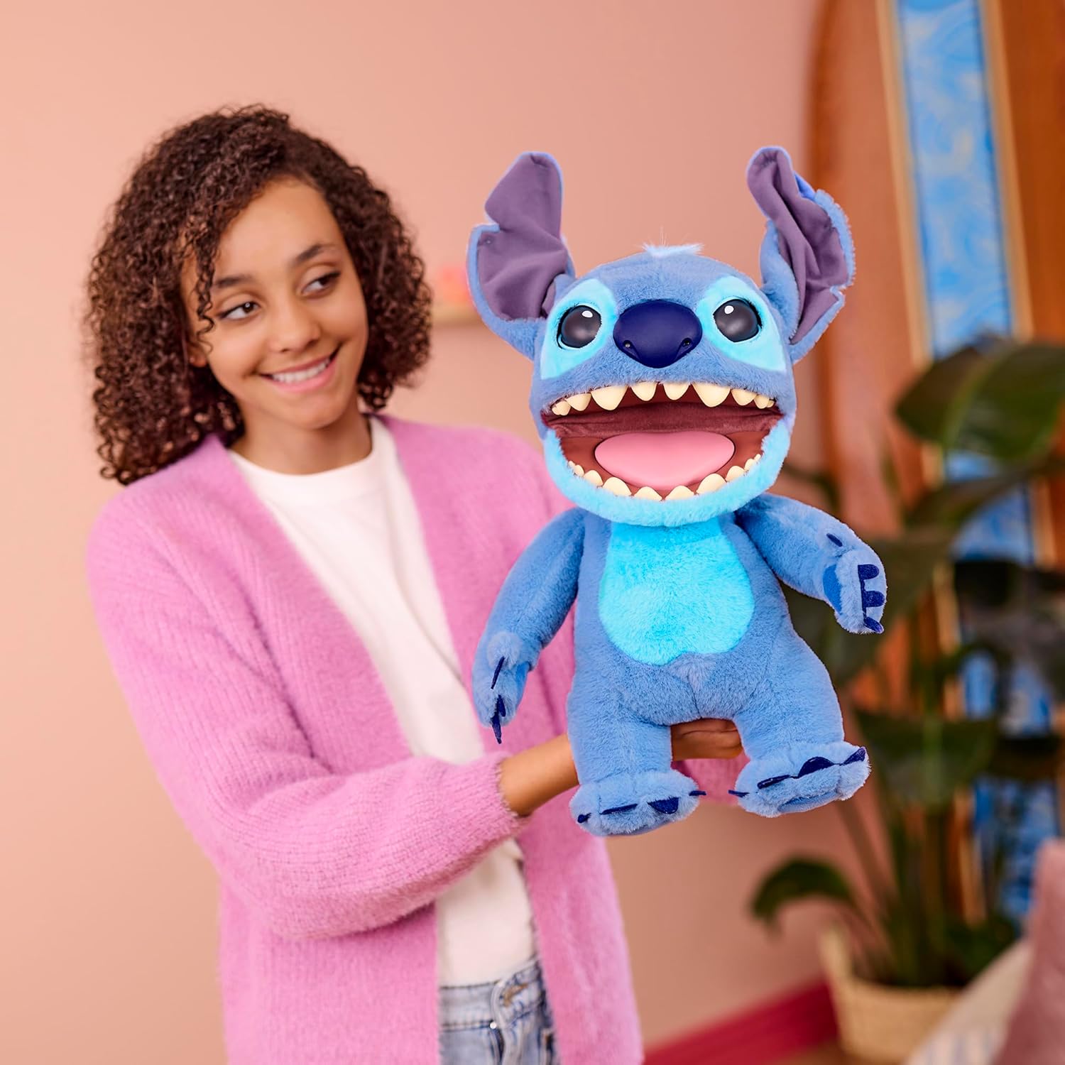 RealFX Disney Stitch Plush from Lilo & Stitch- 18