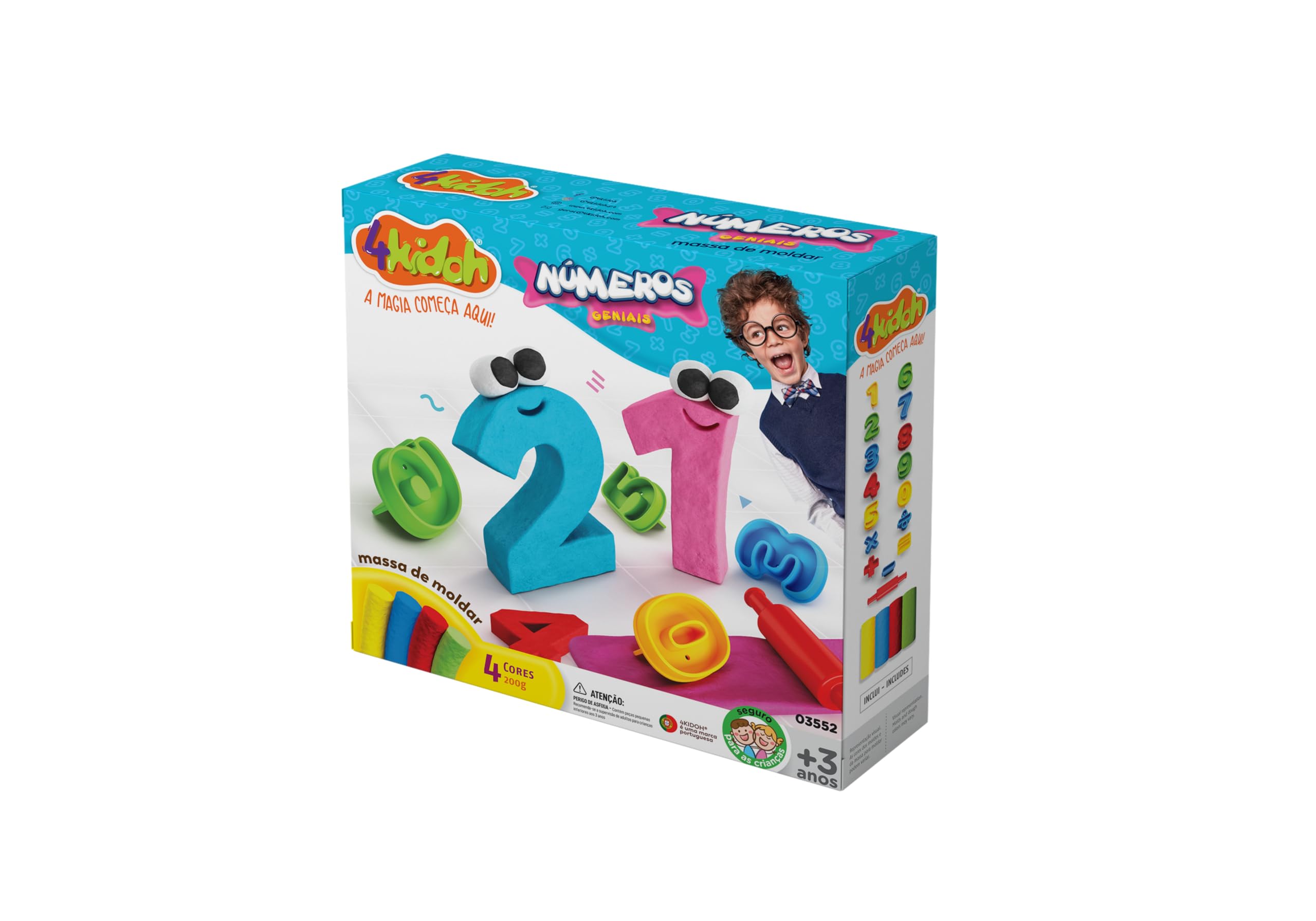 Art Craft Numbers Play Dough 200 gr