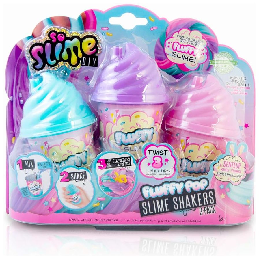 Canal Toys Slime DIY Fluffy Slime Shaker 3 pack