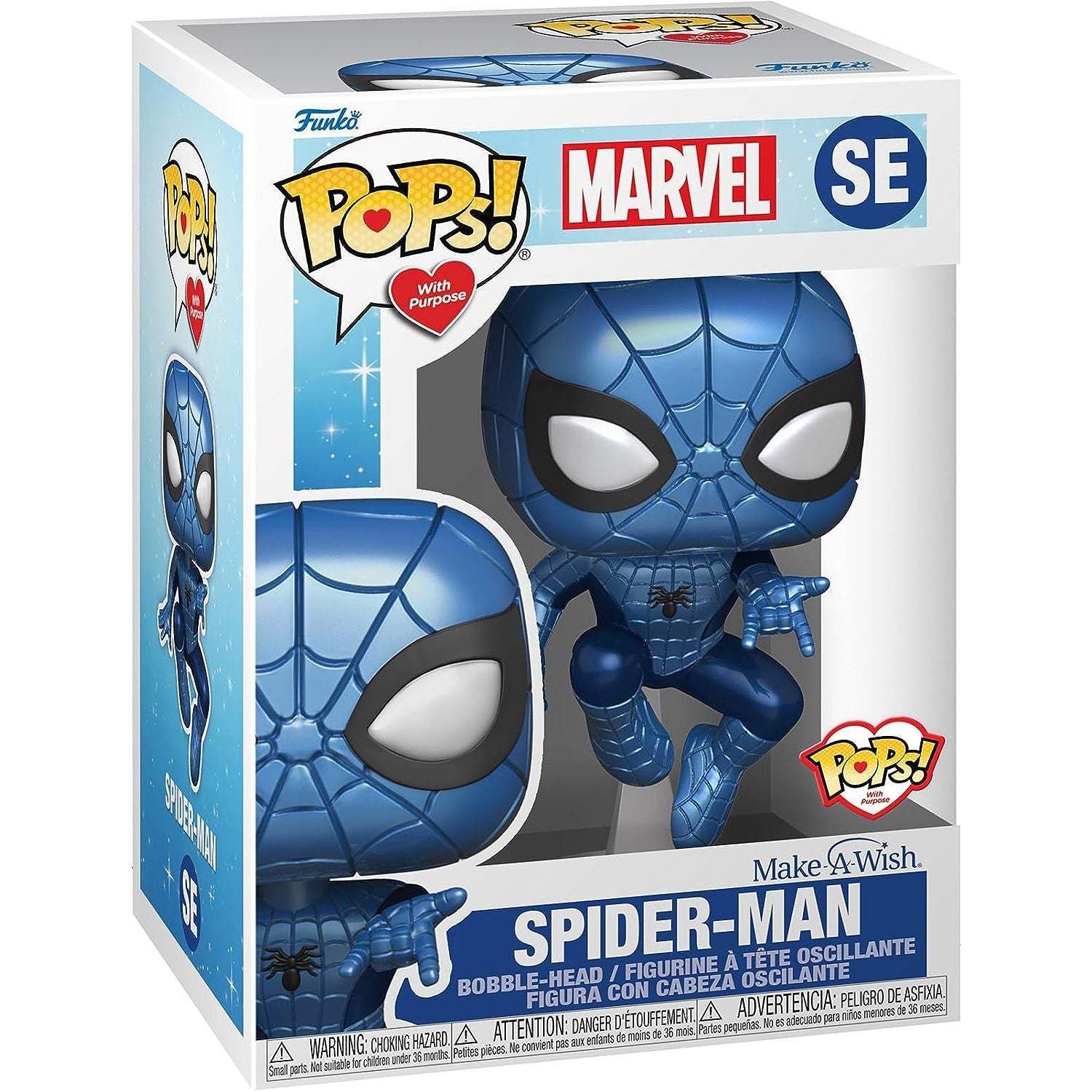 Funko Pop! Marvel: Make A Wish - Spider-Man (Metallic)