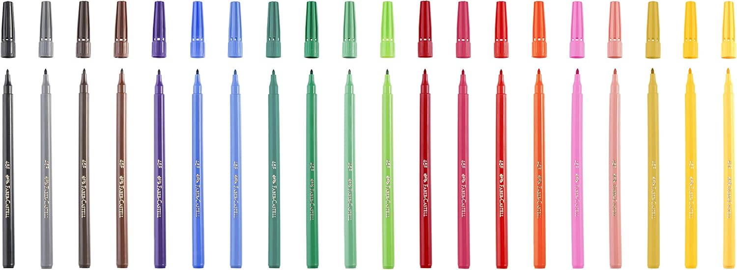 Faber Castell 20 Fibre Tip Color Marker