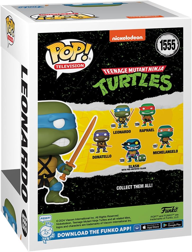 Funko Pop! Cartoon Animation: Nickelodeon - Teenage Mutant Ninja Turtles S4 - Leonardo