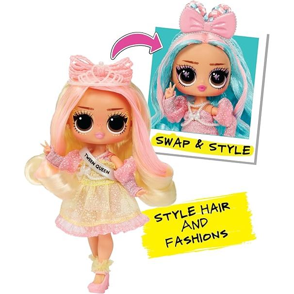 L.O.L. Surprise! Tweens Surprise Swap Braids-2-Waves Winnie Fashion Doll with 20+ Surprises Including Styling Head and Fabulous Fashions and Accessories – Great Gift for Kids Ages 4+