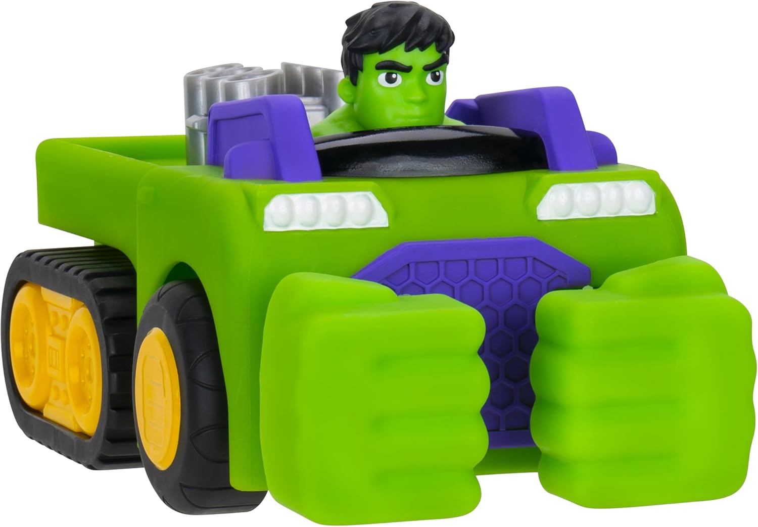 Jazwares - Spidey & His Amazing Friends Team Up - Hulk Smash Tank & Spidey Glider Jet