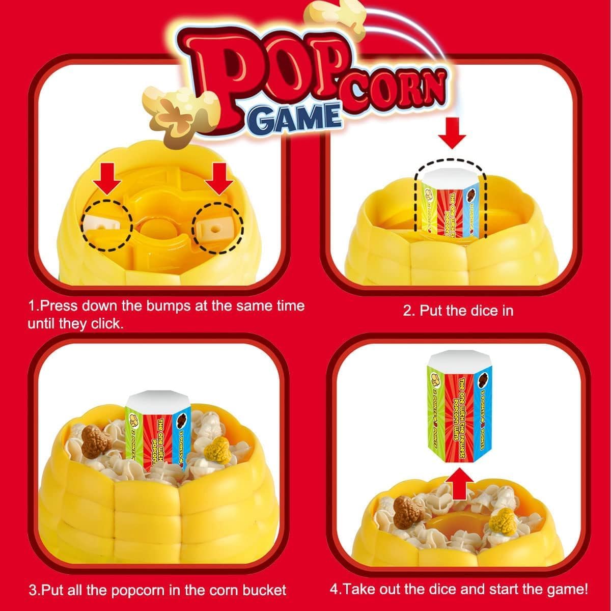 Board Games Popcorn for Family Night Party Games