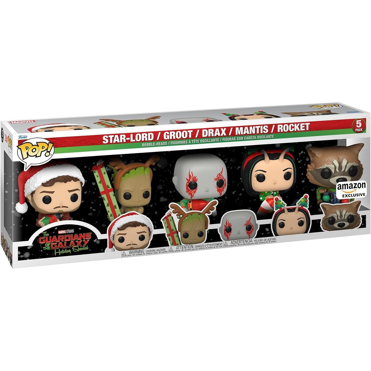 Funko Pop! Marvel Holiday Guardians of The Galaxy 5 Pack