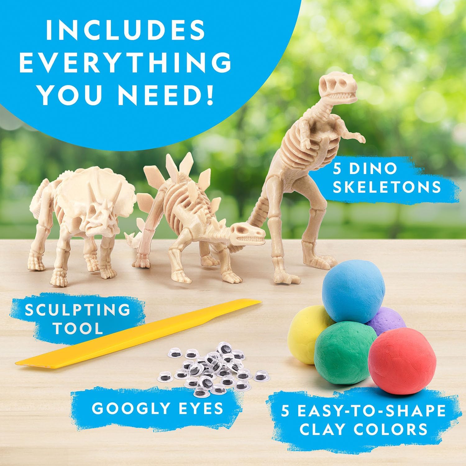 National Geographic - Clay Dinosaur Modeling Kit