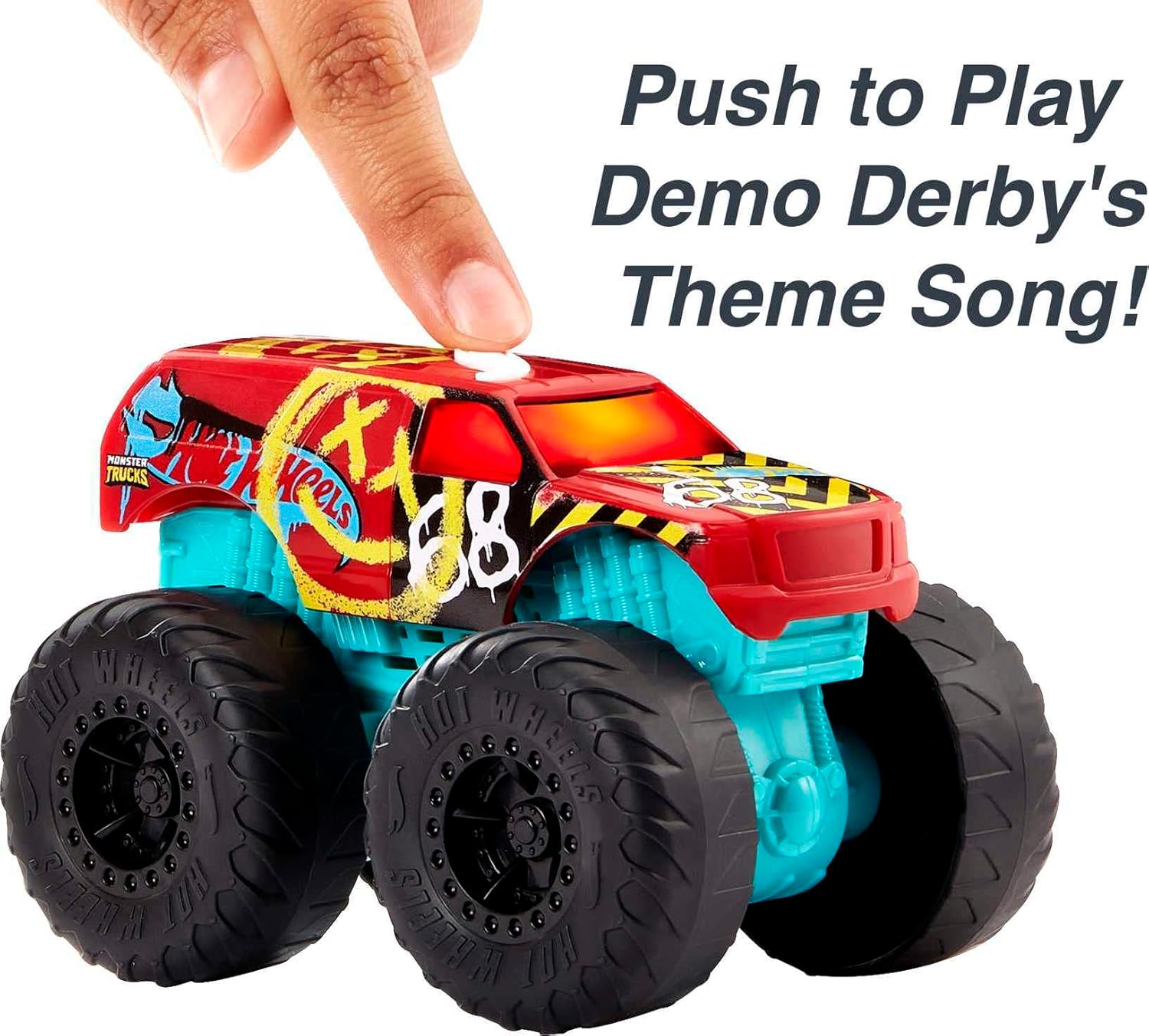 Mattel Hot Wheels Monster Trucks Roarin' Wreckers Demo Derby Lights & Sounds