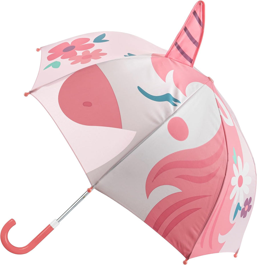 Stephen Joseph Pop-Up Umbrella for Kids - Unicorn Pink