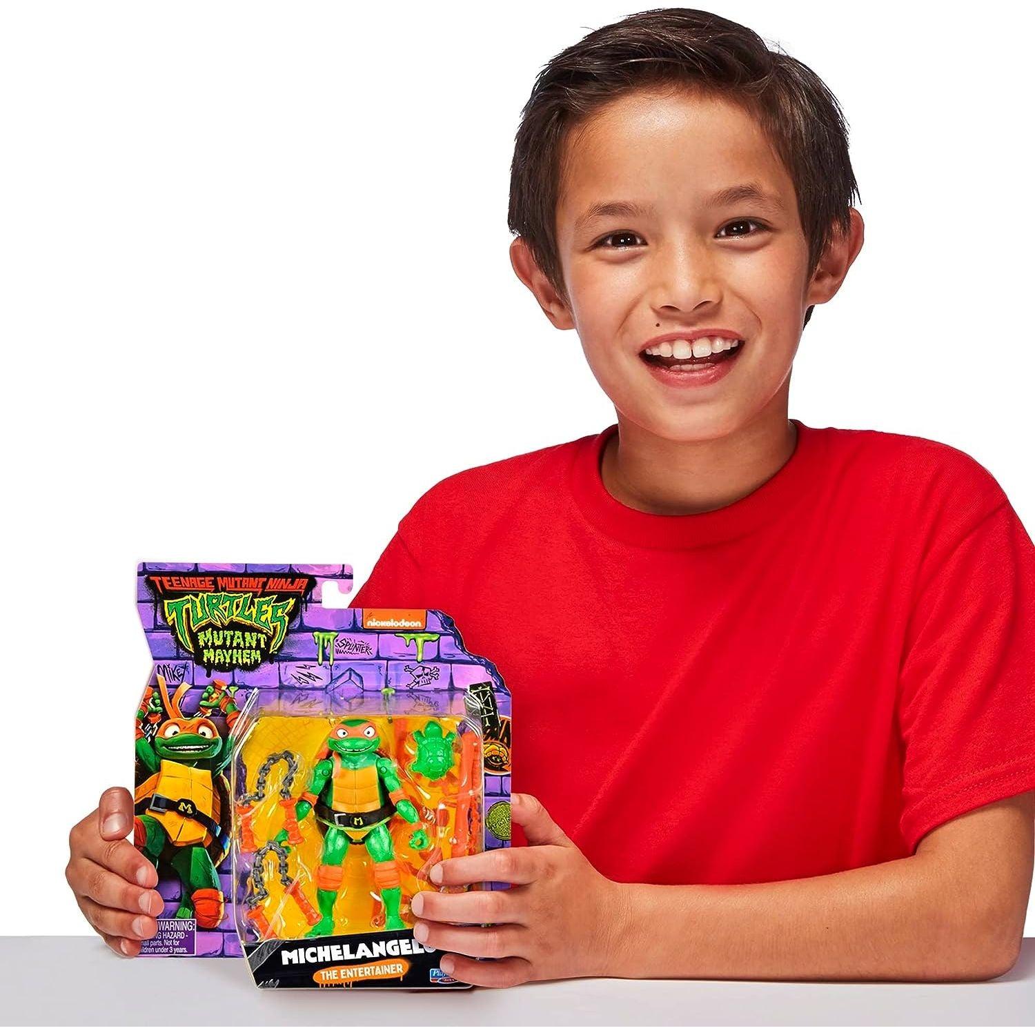 Teenage Mutant Ninja Turtles - Mutant Mayhem 4.25” Michelangelo Basic Action Figure