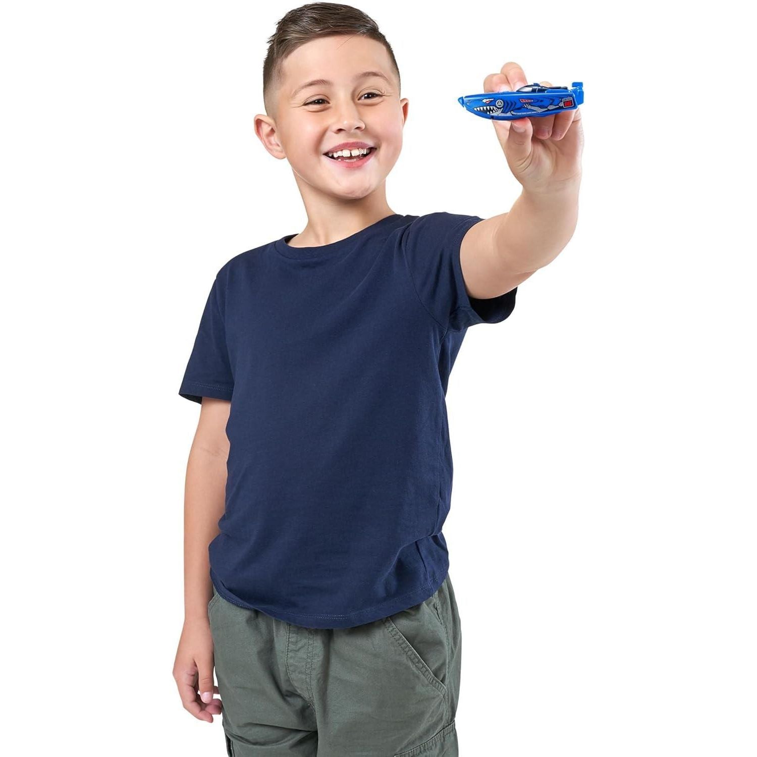 ZURU S001-Robo Alive Series 1 Robotic Boats - Grey