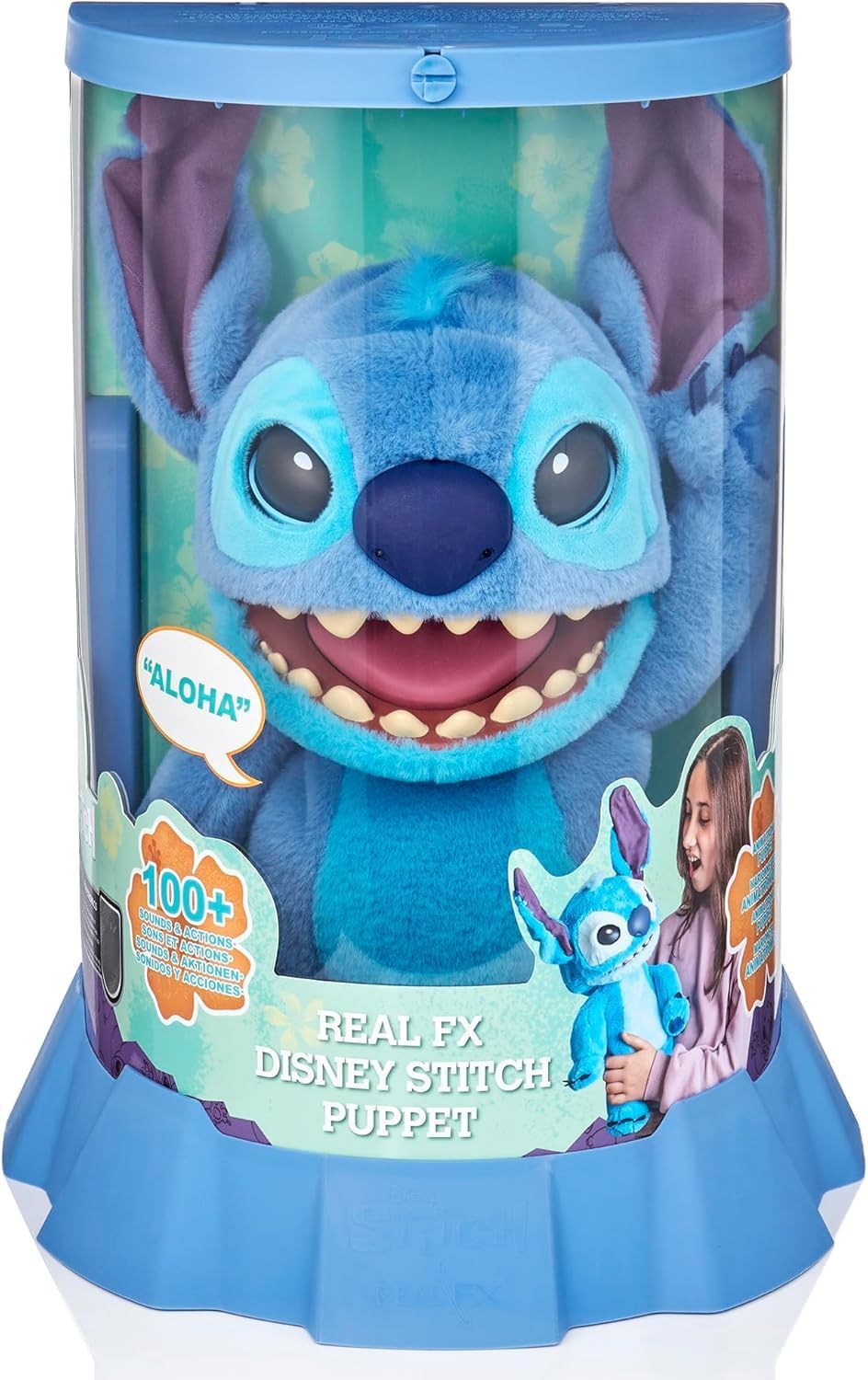 RealFX Disney Stitch Plush from Lilo & Stitch- 18
