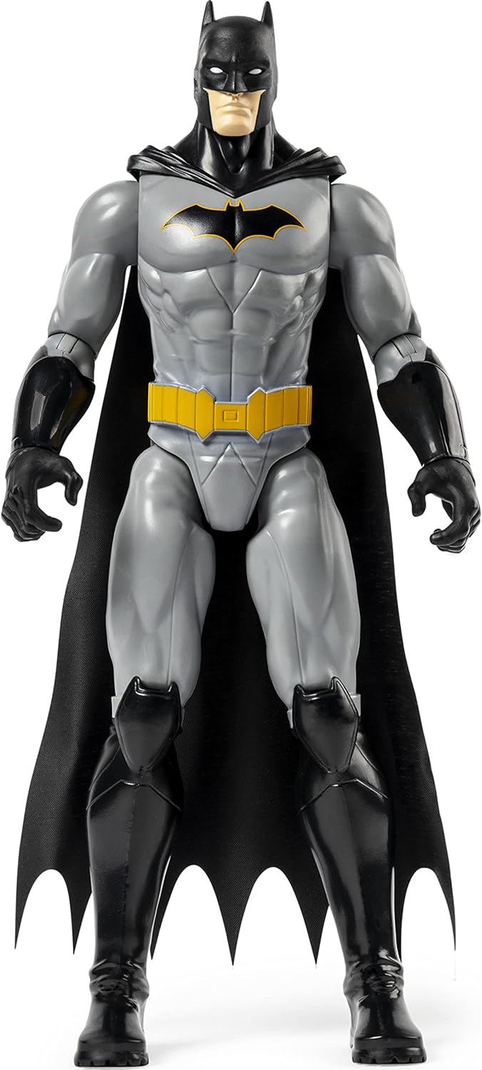 DC Comics Batman 12-inch Bat-Tech Batman Action Figure (Black/Grey Suit)