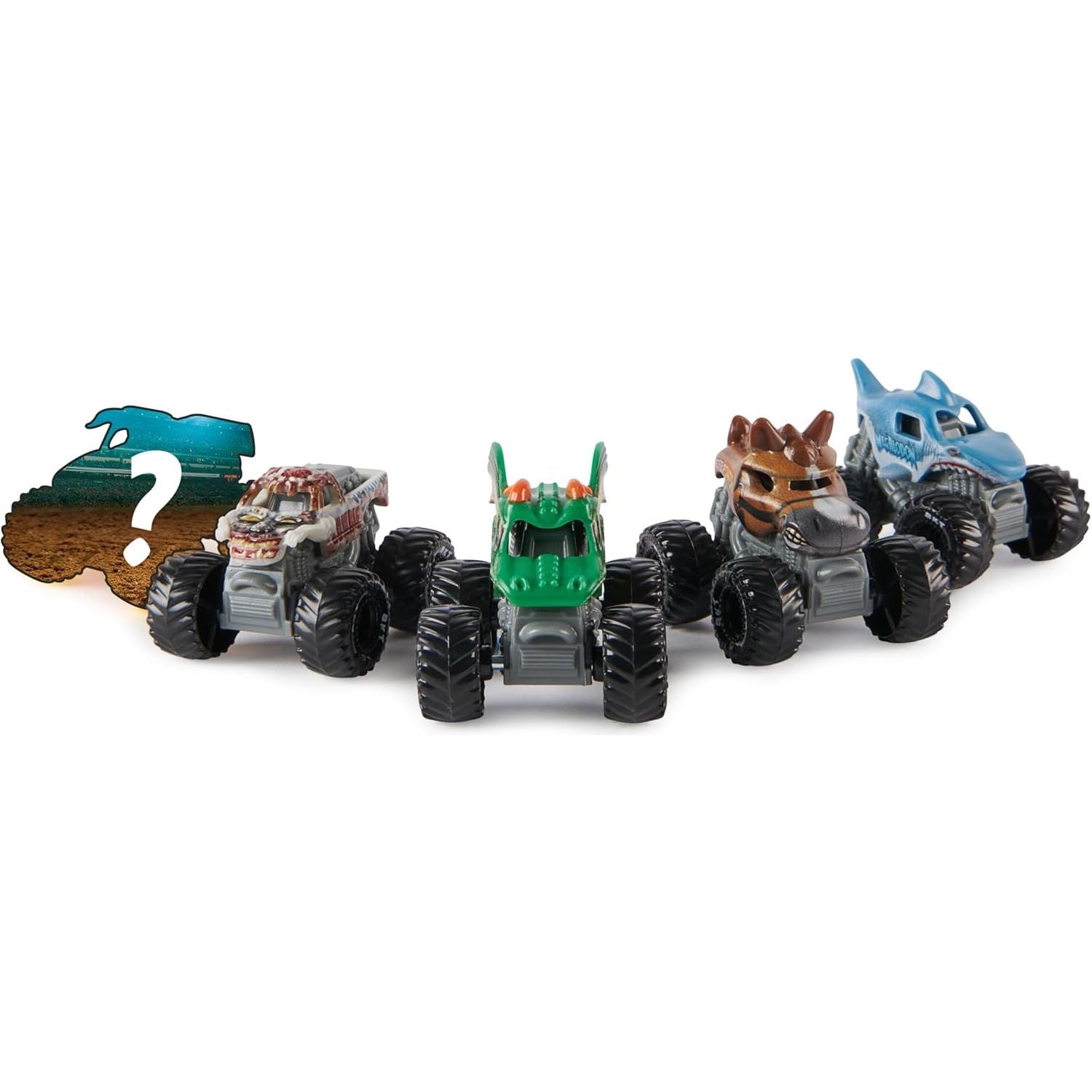 SPIN MASTER MONSTER JAM MINI 5 PACK WITH MYSTERY TRUCK