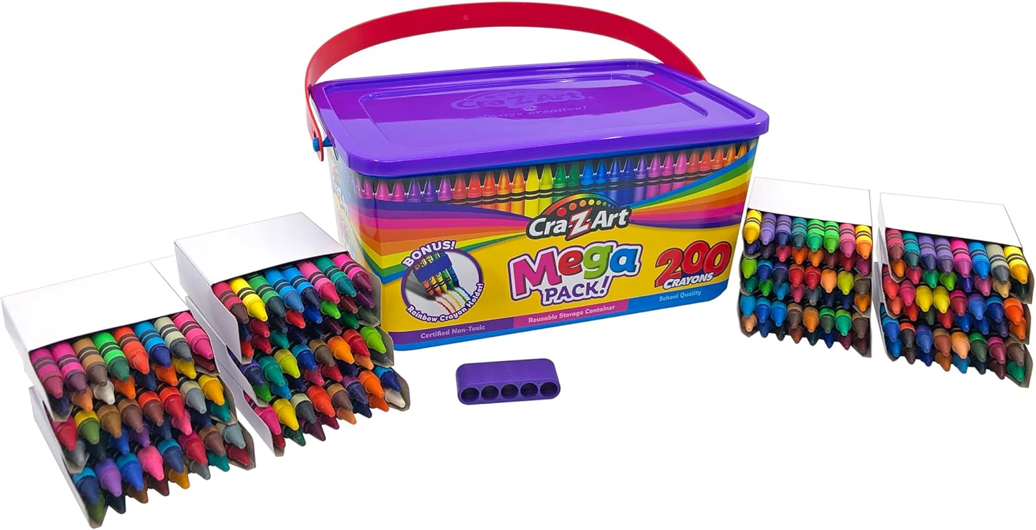 Cra-Z-Art Crayons Mega Pack (200 Piece Set)