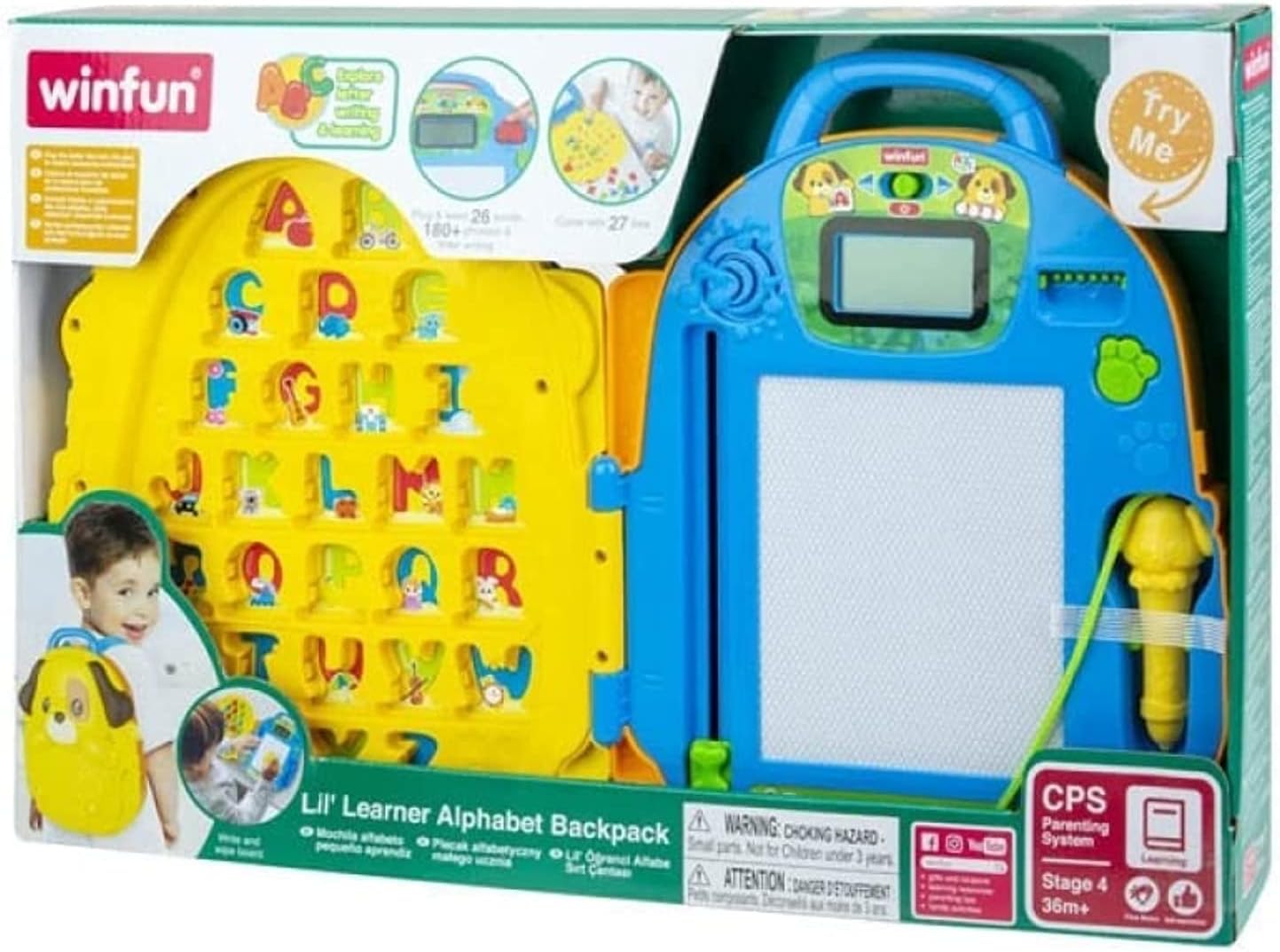 WinFun Learner Alphabet Backpack