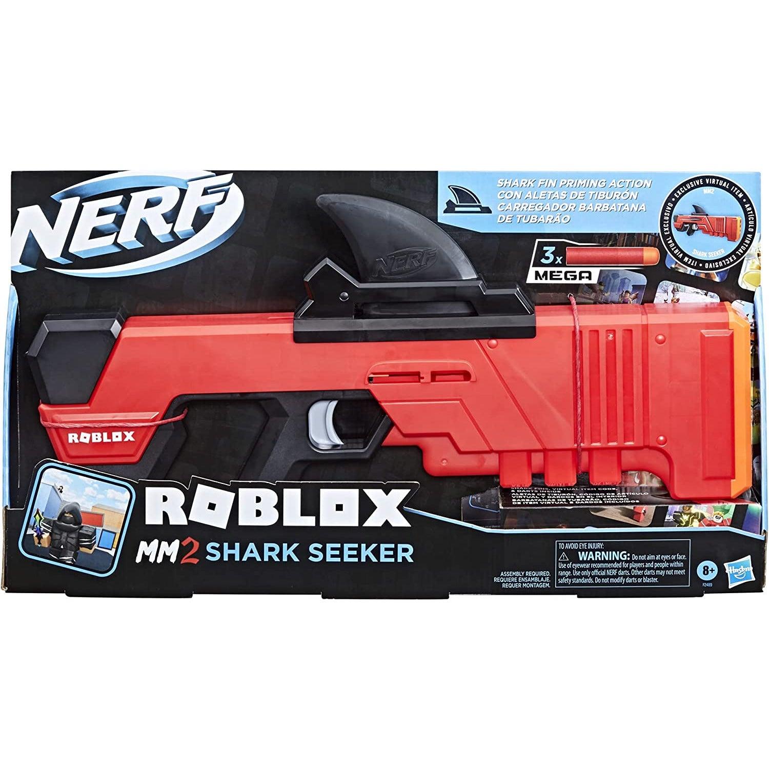 NERF Roblox Blaster Shark Seeker MM2 - BumbleToys - 8-13 Years, Blasters, Boys, Eagle Plus, Nerf, Roblox