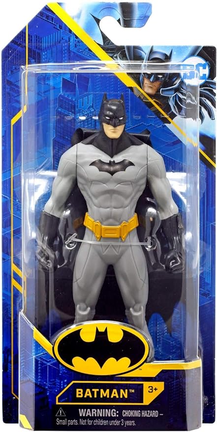 DC Comics, GREY Batman Action Figure 6 inch