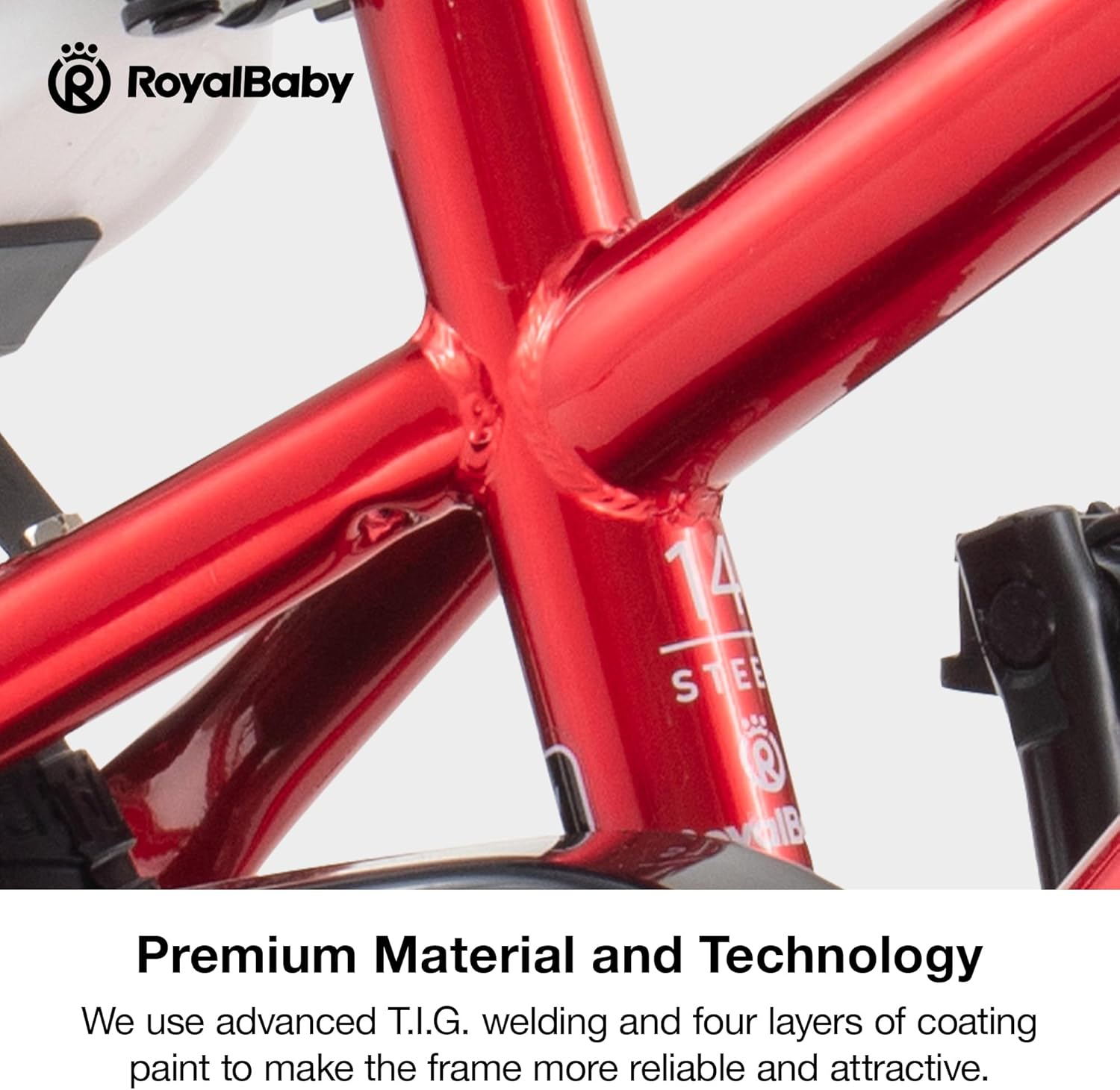 RoyalBaby Freestyle 12-Inch Kids Bicycle for Boys & Girls