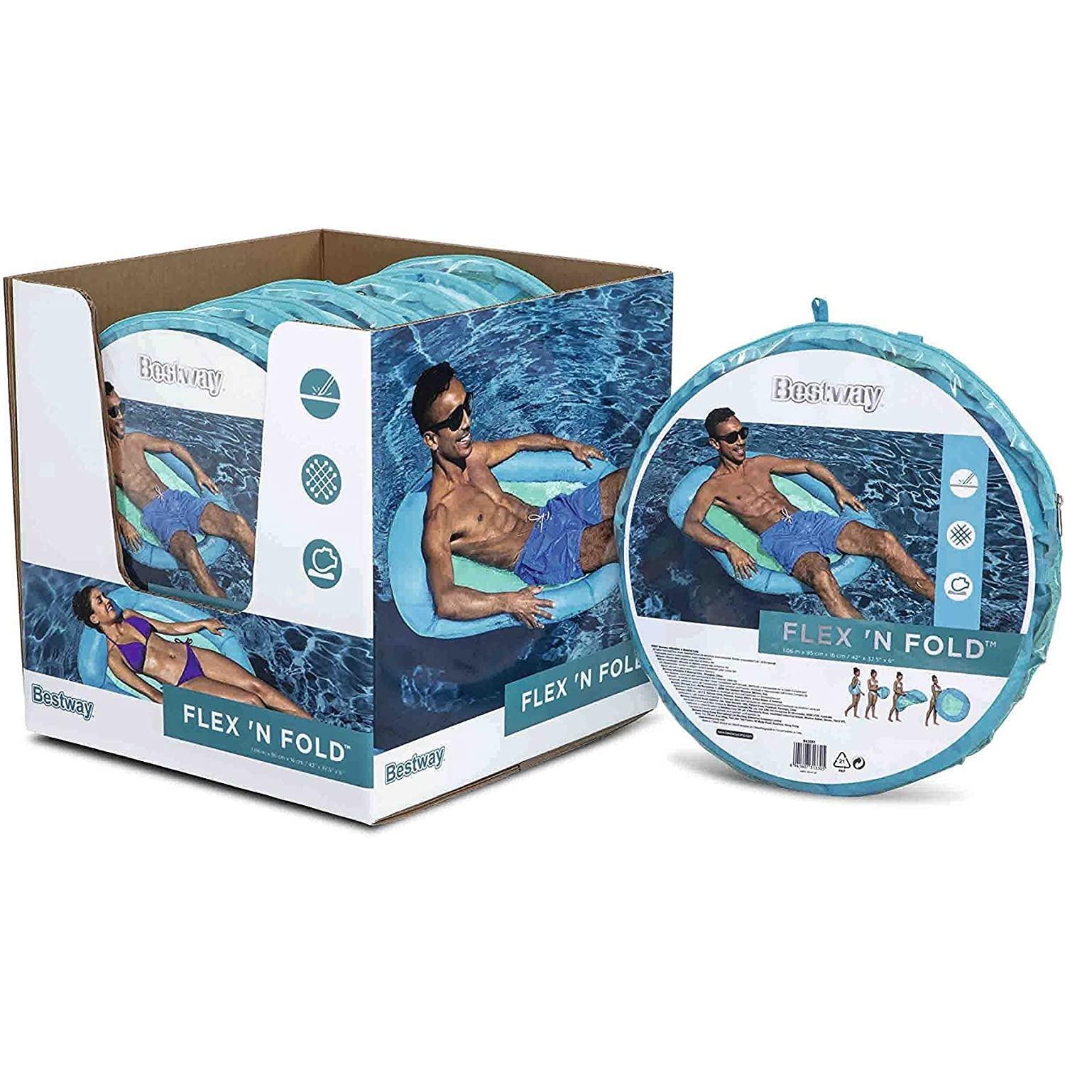 Bestway 43551 Flex N Fold Chair Lounge 106X95X16Cm - BumbleToys - 8-13 Years, Boys, Eagle Plus, Floaters, Girls, Sand Toys Pools & Inflatables