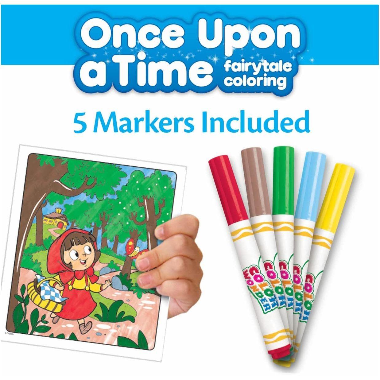 Crayola Color Wonder Fairytales (18 Pages), Mess Free Coloring for Kids & Toddlers