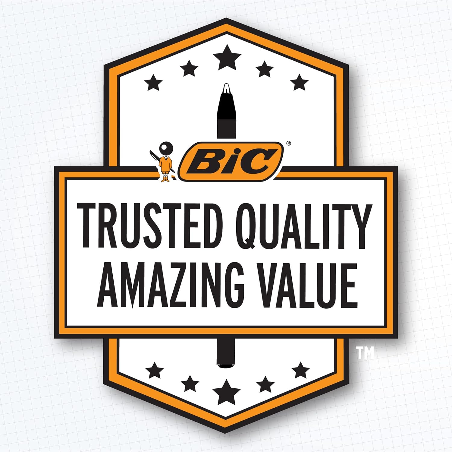 BIC Cristal Xtra Smooth Ballpoint Pen, Medium Point (1.0mm),For Everyday Writing Activities, 10-Count