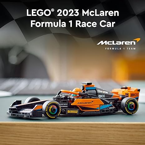 LEGO 76919 Speed Champions 2023 McLaren Formula 1 Race Car Toy for Play and Display, Buildable McLaren Toy Set for Kids