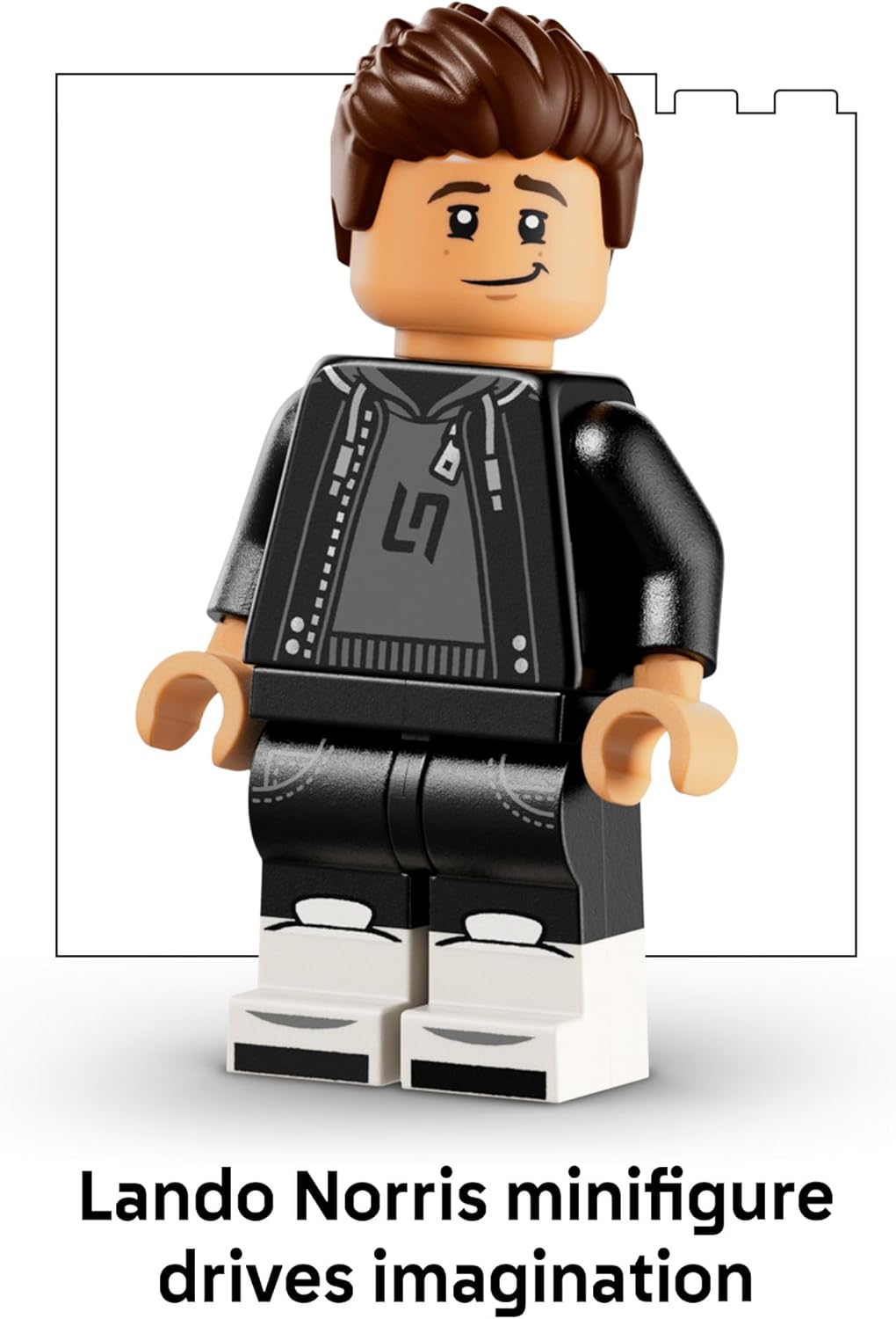 LEGO Editions McLaren MasterCard F1 Team Lando Norris Helmet - Building Set for Adults, Ages 18+ - F1 Bedroom, Office or Shelf Decor for Fans - Gift for Men & Women - 43023