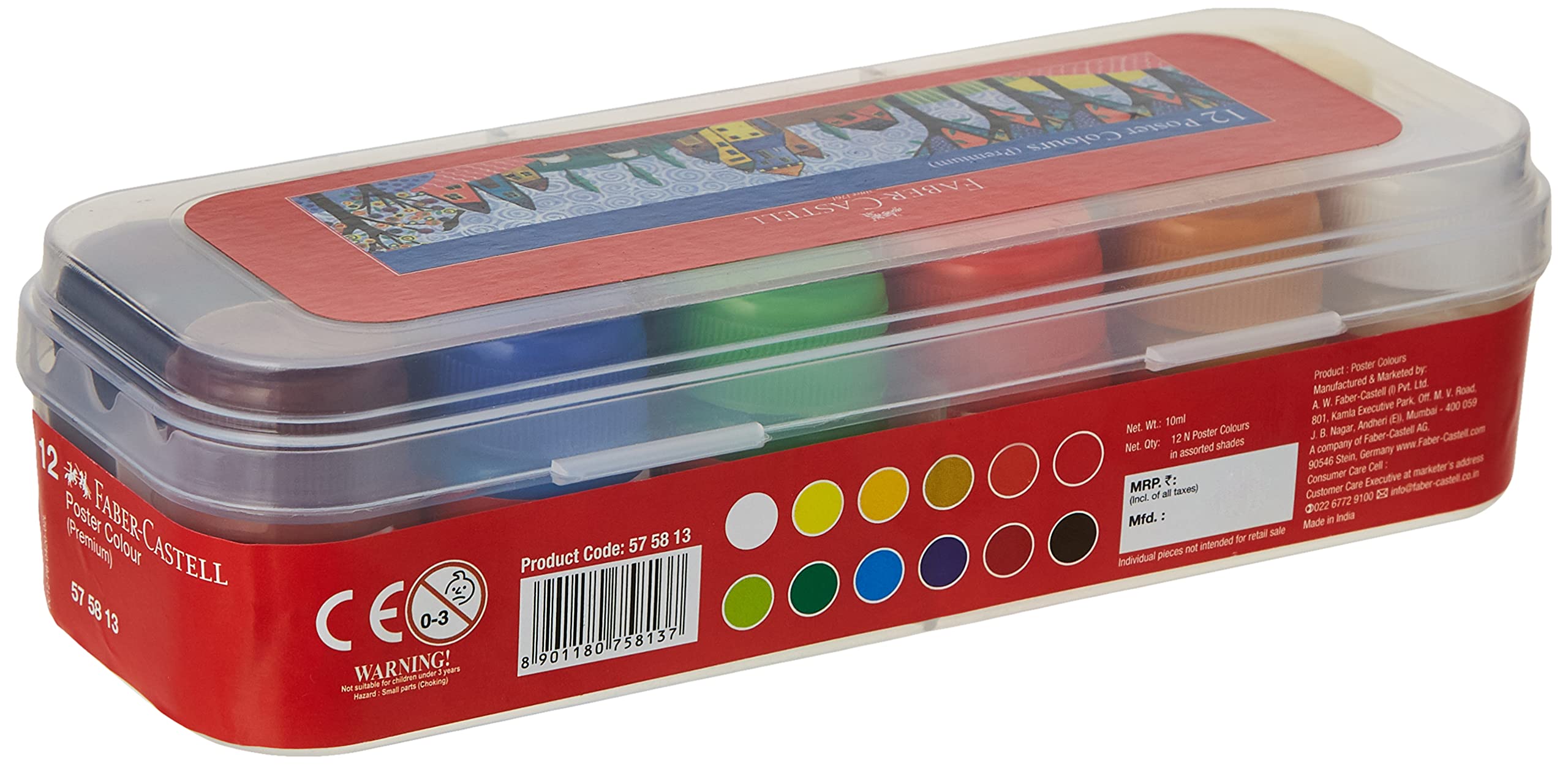 Faber-Castell 12 Poster Color Set