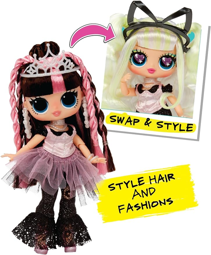 L.O.L. Surprise! Tweens Surprise Swap Bronze-2-Blonde Billie Fashion Doll with 20+ Surprises Including Styling Head and Fabulous Fashions and Accessories