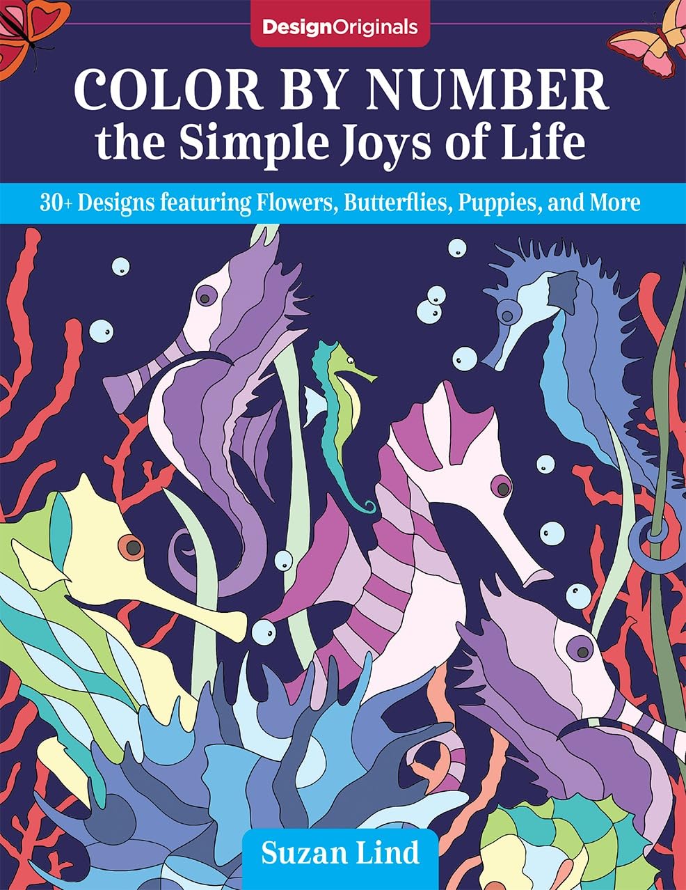 Color by Number Adult Coloring Book – Nature Designs