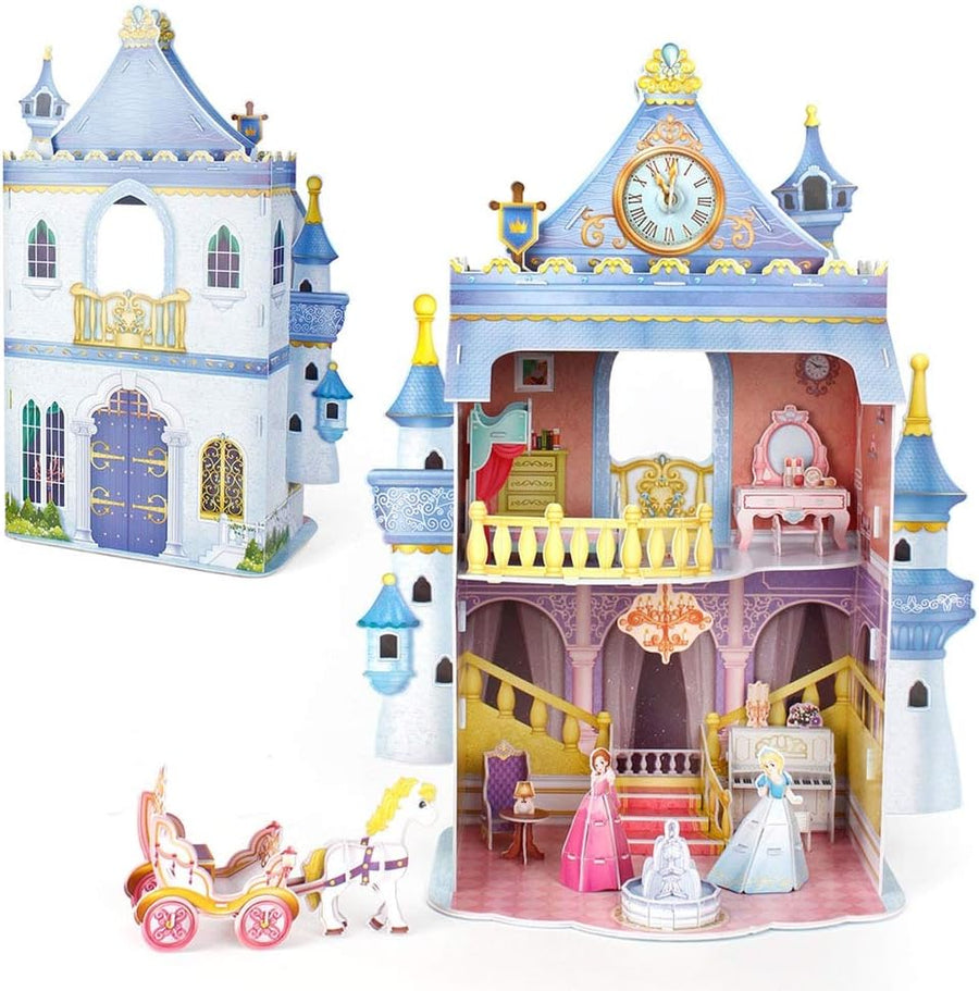 Cubic Fun Fairytale Castle 3D Puzzle For Girls - 81 Pieces