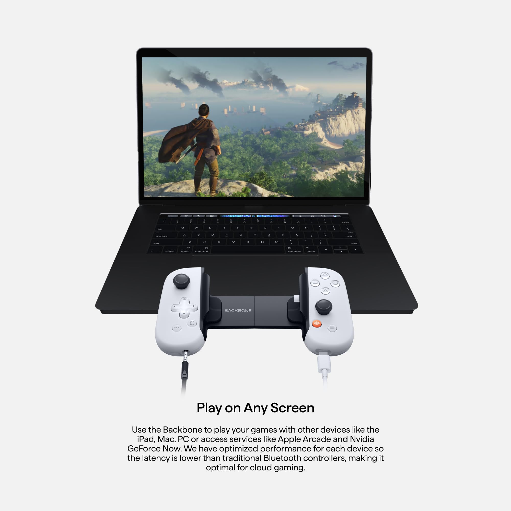 BACKBONE One Mobile Gaming Controller for Android and iPhone 15/16 Series (USB-C) - 2nd Gen