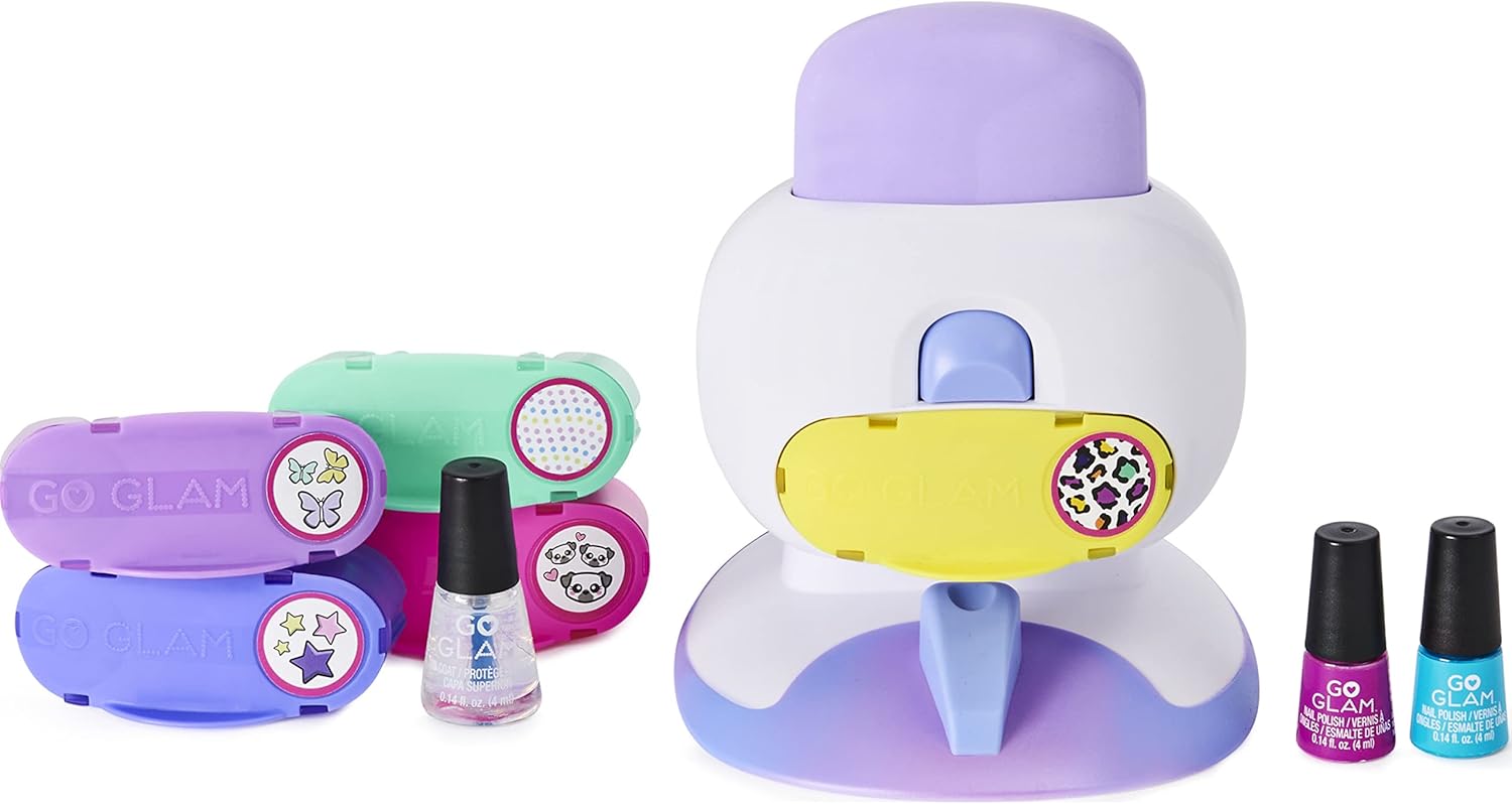 Cool Maker GO GLAM Nail Salon for Manicures and Pedicures with 5 Patterns and Nail Dryer